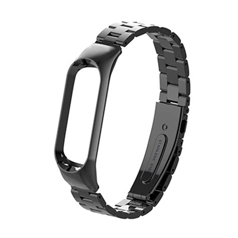 Pasek Stalowy Do Xiaomi Mi Band Black Strado