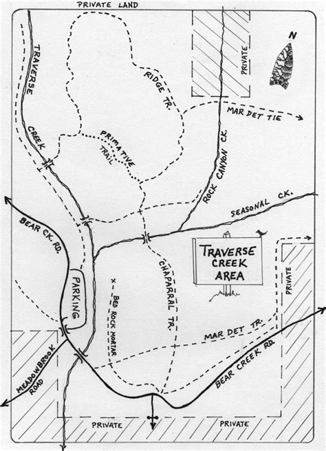 Traverse Creek Area Map