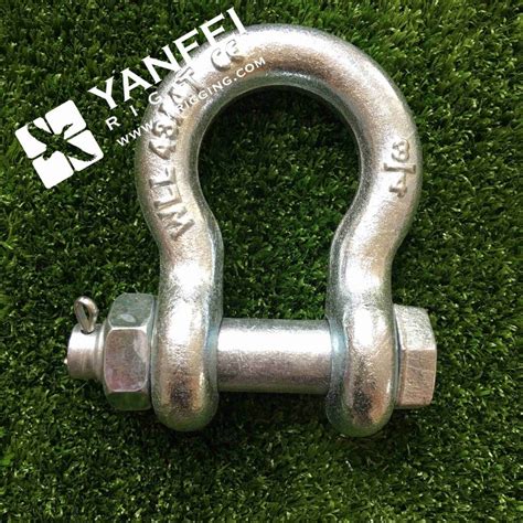 Rigging Hardware Forged Us Bolt Type Anchor Shackle Galvanized Bow