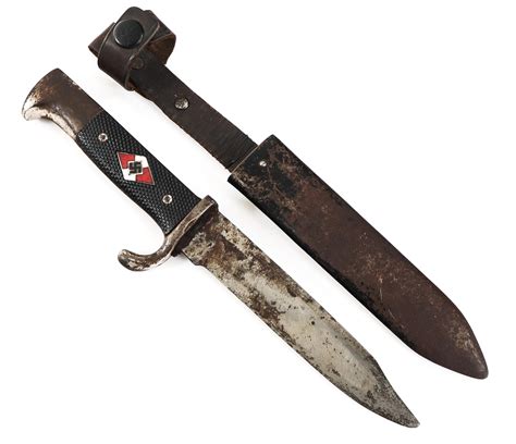 At Auction WWII GERMAN HITLER YOUTH KNIFE RZM M7 13