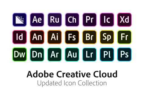 Adobe Cc 2020 Vector Icons Free Download Behance