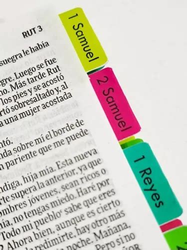 Tabs Pesta As Autoadhesivas Para Biblia Catolica Fluor Mercadolibre