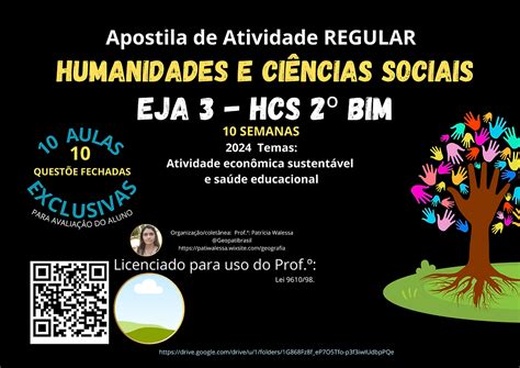 Atividades De Humanidades E Ciências Sociais E M 2º E 3º Bimestre