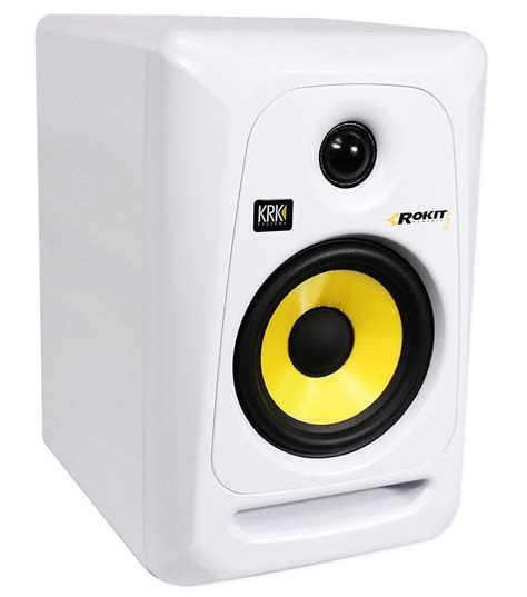 KRK Rokit 5 G3 RP5G3 5 Powered Studio Monitors In White Duo Package