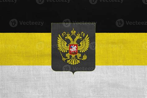 Russian imperial flag with a double-headed eagle. The first official ...