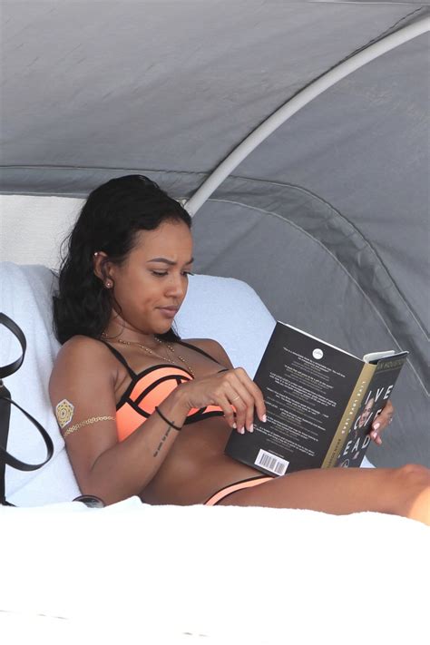 Karrueche Tran Looks Hot In Tiny Orange Bikini Porn Pictures Xxx Photos Sex Images