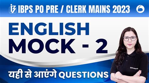 Ibps Po Pre Clerk Mains Ibps Po English Mock Test Ibps Clerk