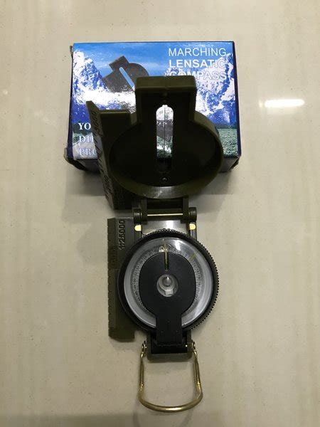 Jual Lensatic Compass Kompas Penunjuk Arah Besi Di Lapak Gema Sports