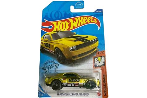 Hot Wheels Super Treasure Hunt 2020 18 Dodge Challenger Srt Demon Us