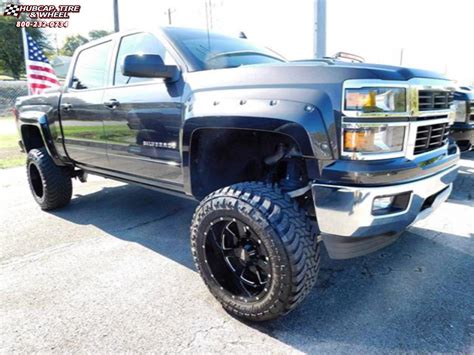 Chevrolet Silverado Moto Metal Mo Gloss Black Milled X