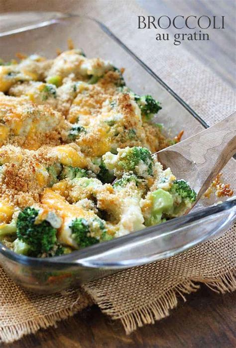 Broccoli Au Gratin The Blond Cook