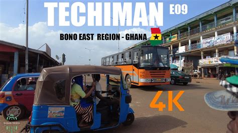 Techiman Walk Tour E09 Wenchi And Tamale Road Bono East Region Of Ghana