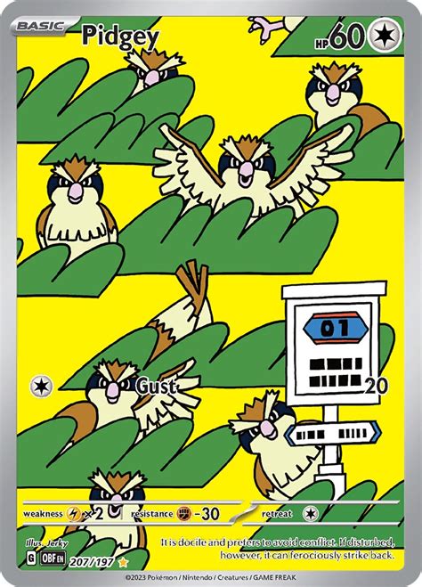 Pokemon Pidgey Evolution Chart