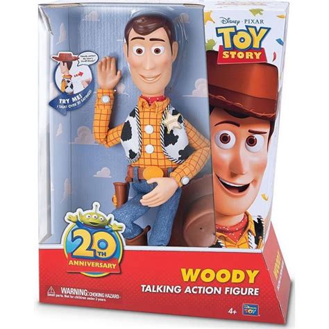 Toy Story Woody Talking Action Figure Disney Pixar 20th Anniversary By