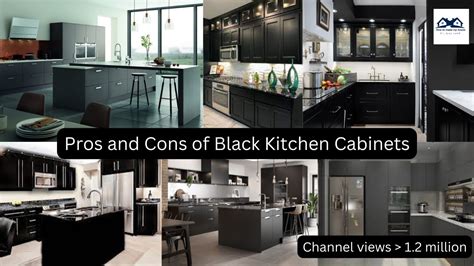 Pros And Cons Of Black Kitchen Cabinets Surprising Pros And Cons Of