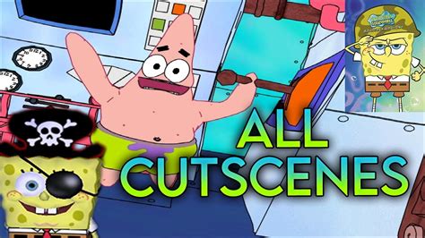 Spongebob Battle For Bikini Bottom All Cutscenes Game Movie Pc