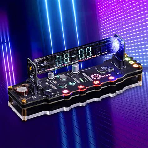 Nixie Tube Clock Kit Iv Fluorescent Tube Clock Digital Lcd Home Decor