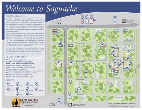 Saguache Chamber Business And Community Development Saguache Maps