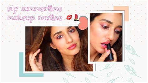 Summertime Pink Glowy Makeup Tutorial Youtube