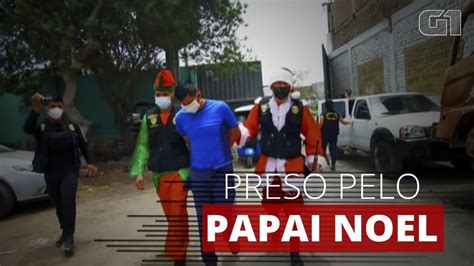 Policial Vestido De Papai Noel Prende Traficante Em Lima No Peru Veja