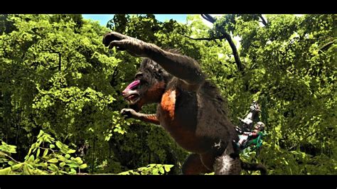 Taming Dinopithecus Lost Island Youtube