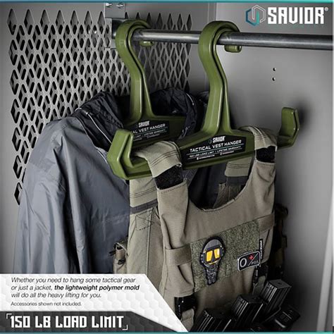 Hangers Savior Equipment Vest Hanger Heavy Duty Olive Drab Green