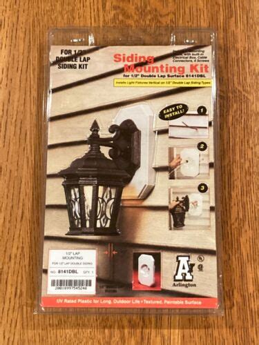 Arlington 8141dbl Siding Mounting Kit For 12 Double Lap Siding Built