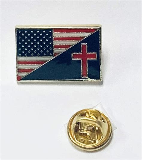 USA Christian Lapel Pin – PinsByTheDozen