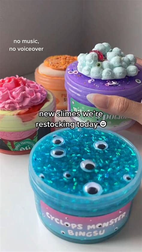 New Halloween Slimes Were Restocking Asmr Oddly Satisfying Slime