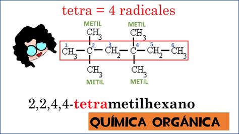 Cómo nombrar alcanos de cadena ramificada YouTube