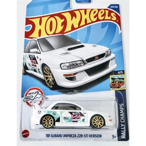 Hot Wheels Genuine Car TREASURE Hunters 98 Subaru Impreza 228 STI