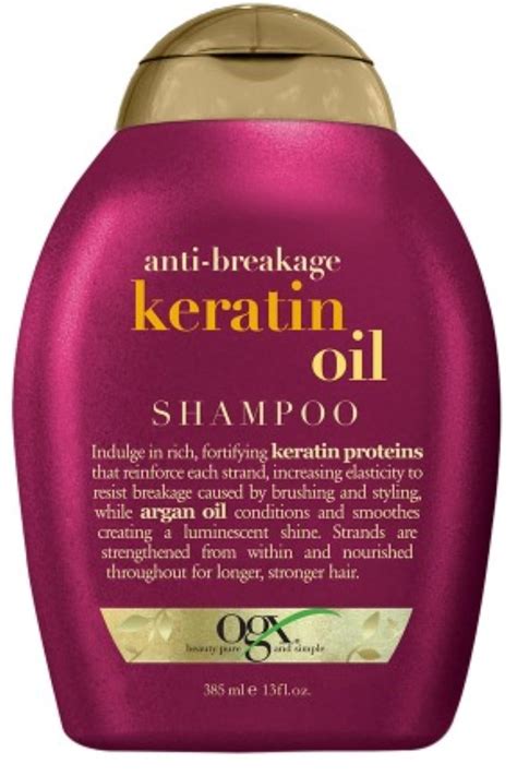 3 Pack Ogx Anti Breakage Keratin Oil Shampoo 13 Oz