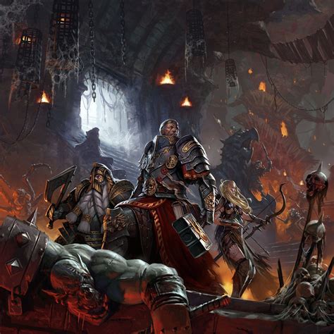 Warhammer Quest Cover Art Warhammer Fantasy Roleplay Warhammer