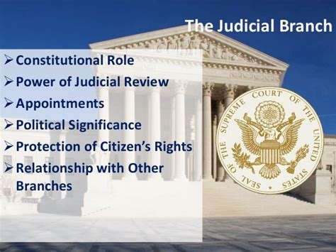 The Judicial Branch | The US Supreme Court