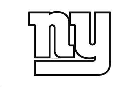 New York Giants Logo Coloring Page - Wallpapers HD References