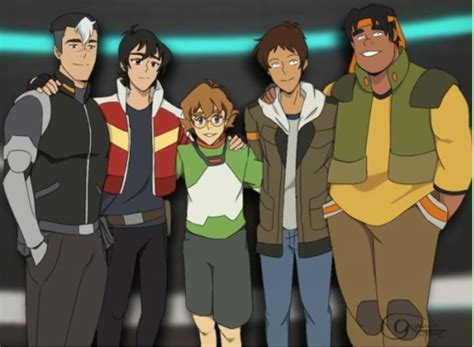 Shiro Keith Pidge Lance And Hunk From Voltron Legendary Defender Voltron Voltron Legendary