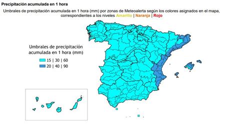 AEMET On Twitter Los Umbrales Se Han Establecido Con Criterios