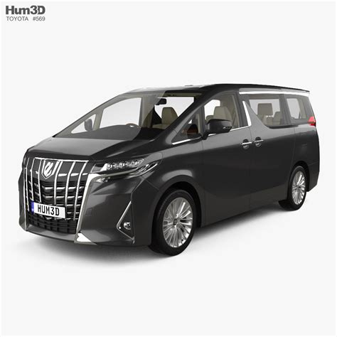 Toyota Alphard Hybrid Executive Lounge with HQ interior 2021 3D model ...