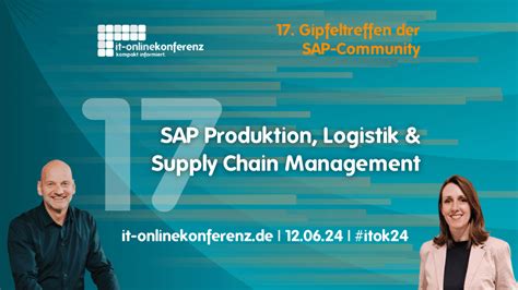 IT Onlinekonferenz Produktion Logistik Und Supply Chain Management