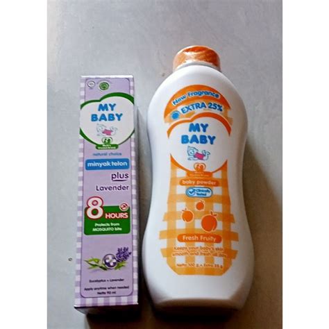 Jual Paket Super Hemat My Baby Minyak Telon Ml My Baby Powder