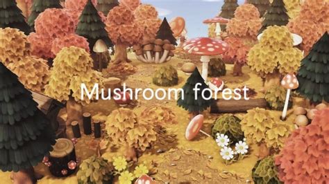 【あつ森】キノコの森 Mushroom Forest Animal Crossing New Horizons 【島クリ