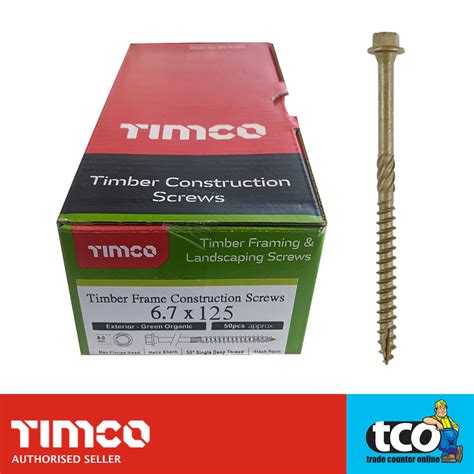 Timco Index In Dex Screws Timber External Decking Landscaping Hex Head Ebay