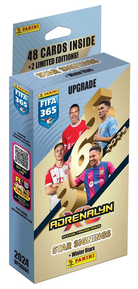 PANINI FIFA 365 2023 2024 ADRENALYN Karty STAR SIGNINGS UPGRADE