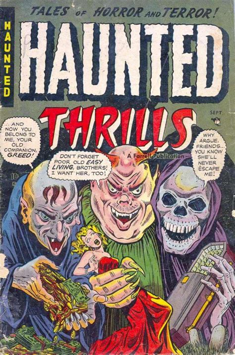 Haunted Thrills V1 11 Ajax Farrell Comic Book Plus Comic Covers