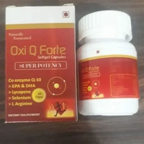 Coenzyme Q Omega Fatty Acid Lycopene Selenium Soft Gel Capsules At