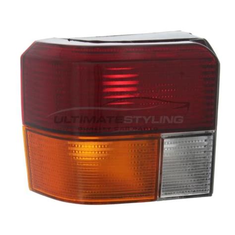 Vw T Caravelle Rear Light Amber Tail Lamp Back Lens