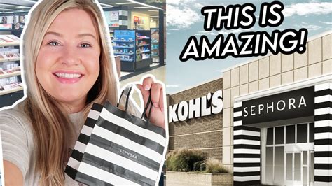 SEPHORA AT KOHL S IS OPEN FULL STORE TOUR HAUL YouTube