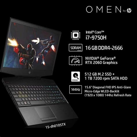 Jual Hp Omen 15 Dh0105tx Gaming Laptop Omen Red Backpack Intel Core