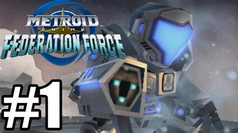 Metroid Prime Federation Force Gameplay Walkthrough Part 1 3DS