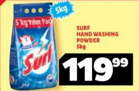 Surf Hand Washing Powder 5kg Offer At Usave